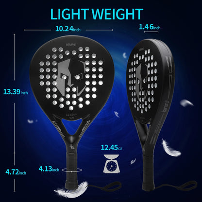 Carbon Fiber Paddle Tennis Racquet